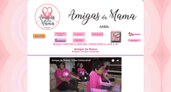 Desktop Screenshot of amigasdamama.org.br